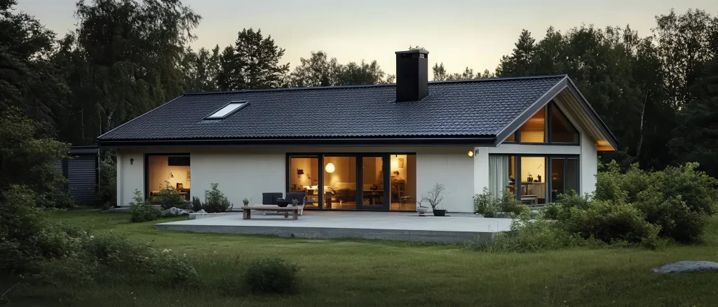 Energiatehokas ekologinen kivitalo
